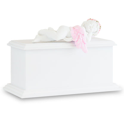Pink Resting Angel Infant Urn
